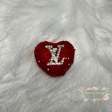 Load image into Gallery viewer, Love Red Rhinestone Heart Bead
