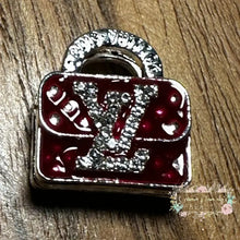 Load image into Gallery viewer, LoVe Rhinestone Metal Purse - Red Metal Rhinestone Purse

