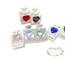 Load image into Gallery viewer, Love Rhinestone Diamond Crystal Heart Metal Perfumed Shape Beads Rhinestone Perfume Bead
