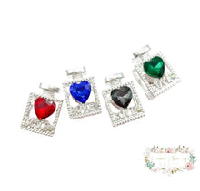 Load image into Gallery viewer, Love Rhinestone Diamond Crystal Heart Metal Perfumed Shape Beads Rhinestone Perfume Bead
