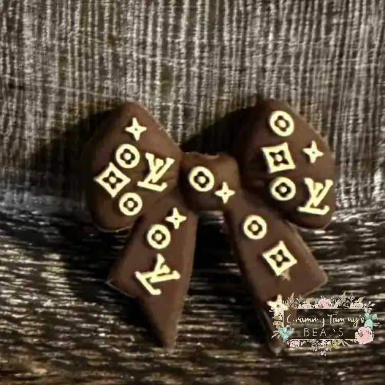 Love Ribbon Silicone Focal Bead Silicone Focal Bead