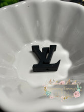 Load image into Gallery viewer, Love Silicone Focal Bead - Black Beads
