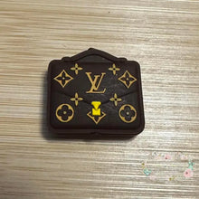Load image into Gallery viewer, Love New Brown Purse Silicone Focal Bead Silicone Focal Bead
