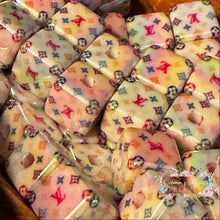 Load image into Gallery viewer, Love Square White Beads - 5 Count Square Acrylic Bead
