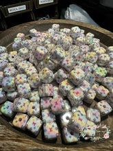 Load image into Gallery viewer, Love Square White Beads - 5 Count Square Acrylic Bead

