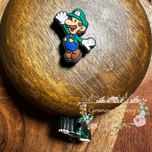 Load image into Gallery viewer, Luigi Silicone Focal Bead Beads
