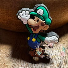 Load image into Gallery viewer, Luigi Silicone Focal Bead Beads
