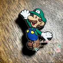 Load image into Gallery viewer, Luigi Silicone Focal Bead Beads
