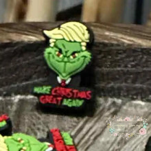 Load image into Gallery viewer, Make Christmas Great Again Silivone Focal Bead Silicone Focal Bead
