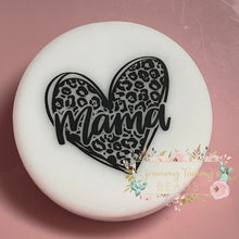 Load image into Gallery viewer, Mama Heart Silicone Focal Bead
