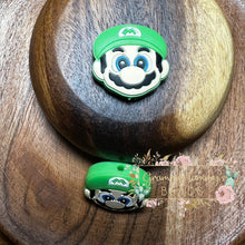 Load image into Gallery viewer, Marion - Green Silicone Focal Bead Beads
