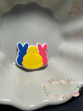 Load image into Gallery viewer, Marshmallow Bunnies Silicone Focal Beads
