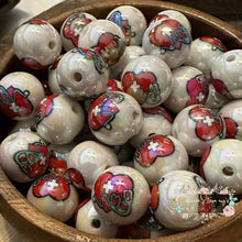 Load image into Gallery viewer, Medical 16mm - Large Heart Shiny Acrylic Bead - 5 Count 16mm Acrylic Beads
