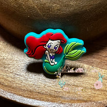 Load image into Gallery viewer, Red Headed Mermaid #3 Silicone Focal Bead Beads
