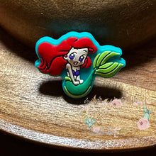 Load image into Gallery viewer, Red Headed Mermaid #3 Silicone Focal Bead Beads
