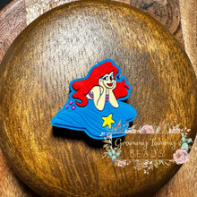 Load image into Gallery viewer, Red Headed Mermaid Focal Beads
