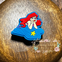 Load image into Gallery viewer, Red Headed Mermaid Focal Beads
