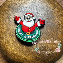 Load image into Gallery viewer, Merry Christmas Santa Claus Silicone Focal Beads
