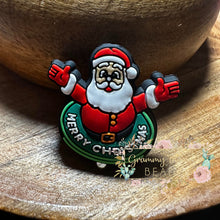 Load image into Gallery viewer, Merry Christmas Santa Claus Silicone Focal Beads
