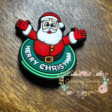 Load image into Gallery viewer, Merry Christmas Santa Claus Silicone Focal Beads
