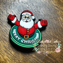 Load image into Gallery viewer, Merry Christmas Santa Claus Silicone Focal Beads
