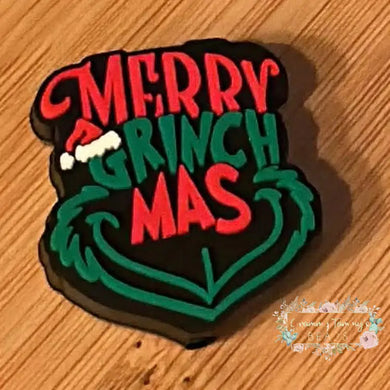 Merry Grinchmas - Silicone Focal Bead Silicone Focal Bead