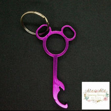 Load image into Gallery viewer, Mickey Mouse Inspired Bottle Opener Keychains - Multiple Colors Available Keychain
