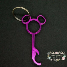 Load image into Gallery viewer, Mickey Mouse Inspired Bottle Opener Keychains - Multiple Colors Available Keychain
