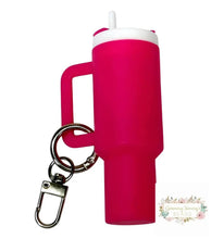 Load image into Gallery viewer, Mini Tumbler Keychains Fuchsia Mini Tumbler Keychains
