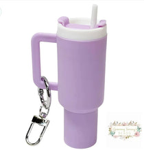 Load image into Gallery viewer, Mini Tumbler Keychains Lavender Mini Tumbler Keychains
