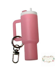 Load image into Gallery viewer, Mini Tumbler Keychains Pink Mini Tumbler Keychains
