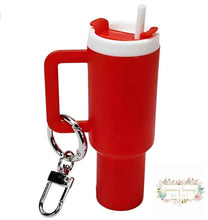 Load image into Gallery viewer, Mini Tumbler Keychains Red Mini Tumbler Keychains
