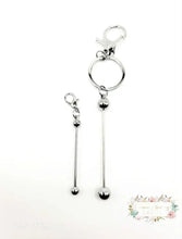 Load image into Gallery viewer, Mini Zipper Beadable Keychain Beadable keychain bar
