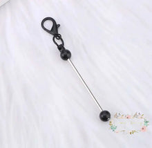Load image into Gallery viewer, Mini Zipper Beadable Keychain Beadable keychain bar
