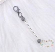 Load image into Gallery viewer, Mini Zipper Beadable Keychain Beadable keychain bar
