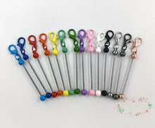 Load image into Gallery viewer, Mini Zipper Beadable Keychain Beadable keychain bar
