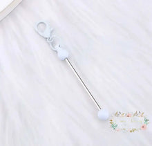 Load image into Gallery viewer, Mini Zipper Beadable Keychain Beadable keychain bar
