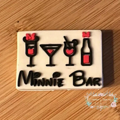 Minnie Bar Silicone Focal Beads Silicone Focal Bead