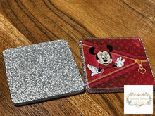 Load image into Gallery viewer, Minnie Love Zipper Glitter Flatback Glitter Flatback
