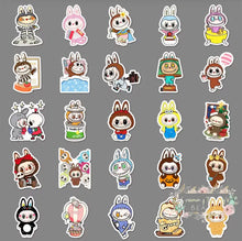 Load image into Gallery viewer, 50 Pcs Labubu Macaron Monster Vinyl Stickers Set For Skateboard/Laptop Decals Stickers
