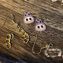 Load image into Gallery viewer, Monster charms - pack of 2 - different variations available Purple - Head Charms

