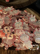 Load image into Gallery viewer, Pink Lubub Glitter Shaker Flatback Glitter Flatback
