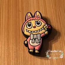 Load image into Gallery viewer, Monster - Pink Silicone Focal Bead Silicone Focal Bead
