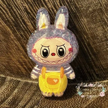 Load image into Gallery viewer, Purple Labub Acrylic Glitter Shaker Flatback Glitter Flatback
