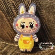 Load image into Gallery viewer, Purple Labub Acrylic Glitter Shaker Flatback Glitter Flatback
