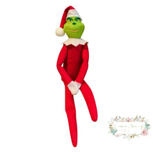 Load image into Gallery viewer, Grinch On The Shelf Red Christmas Decor
