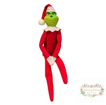 Load image into Gallery viewer, Grinch On The Shelf Red Christmas Decor
