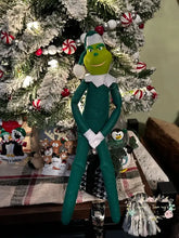 Load image into Gallery viewer, Monsters On The Shelf Green Man Christmas Decor
