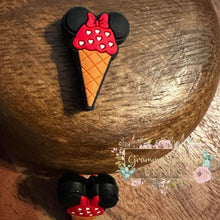 Load image into Gallery viewer, Mouse Ice Cream Silicone Focal Bead Beads
