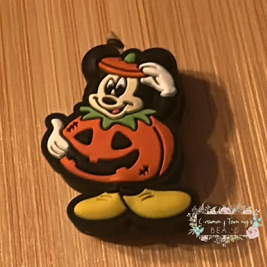 Mouse Pumpkin Silicone Focal Bead Silicone Focal Bead